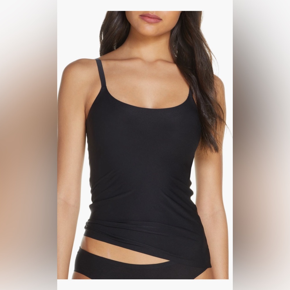Chantelle Soft Stretch Padded Camisole-Black